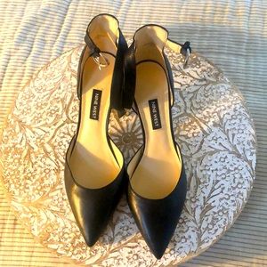 Nine West Ankle strap black heels size 7